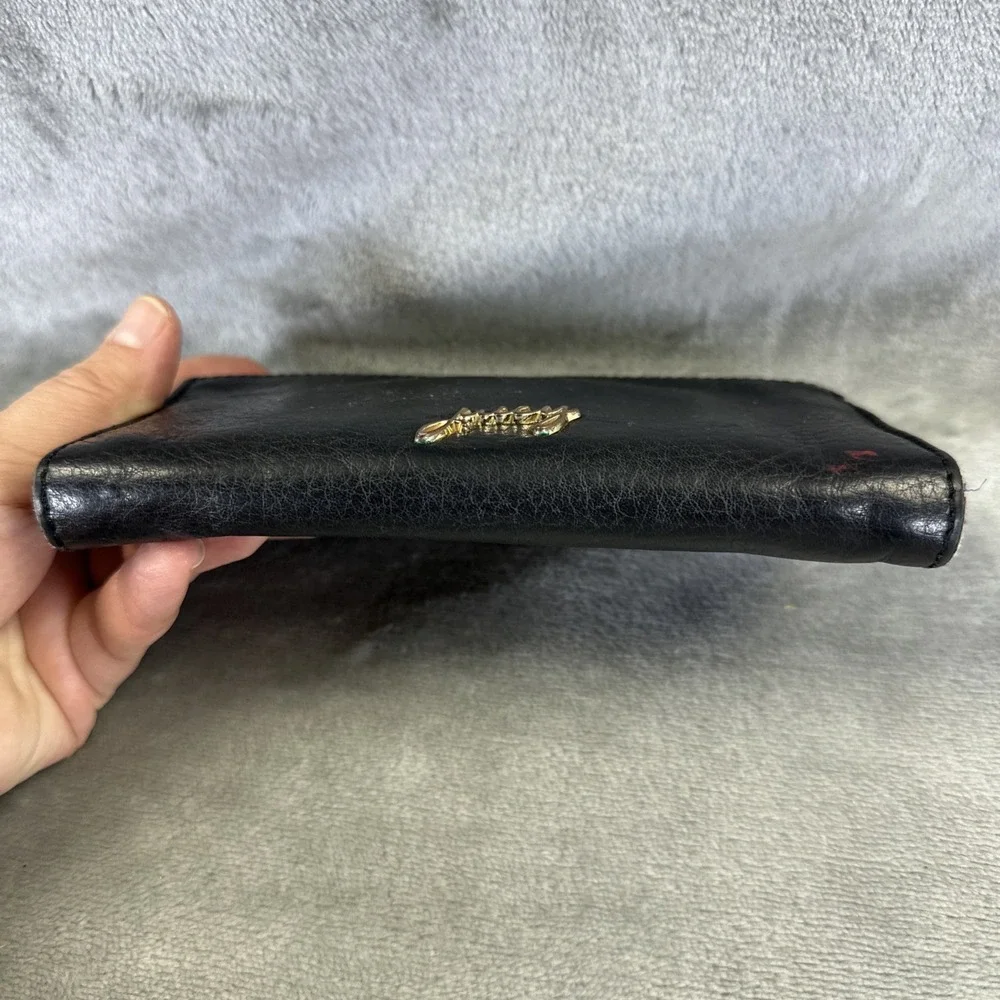 VTG Juicy Couture Wallet Black Leather